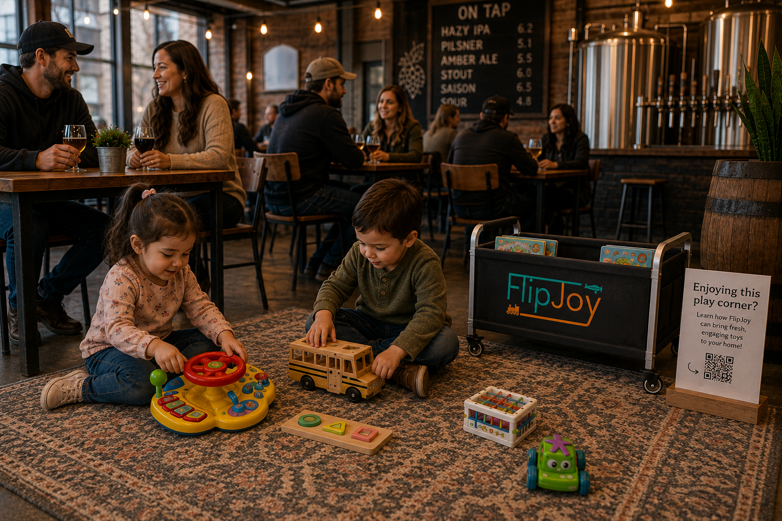 FlipJoy Family Play Corner Brewery